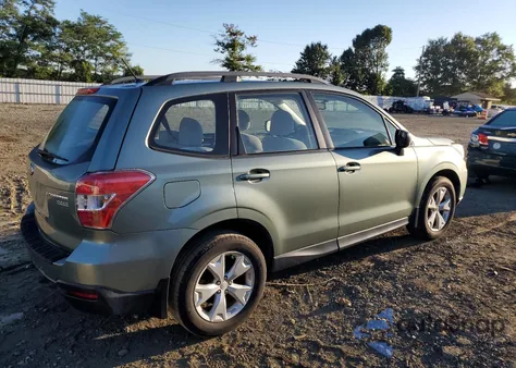 2015 Subaru Forester 2.5I z USA, uszkodzony, nr VIN JF2SJABC8FH561626